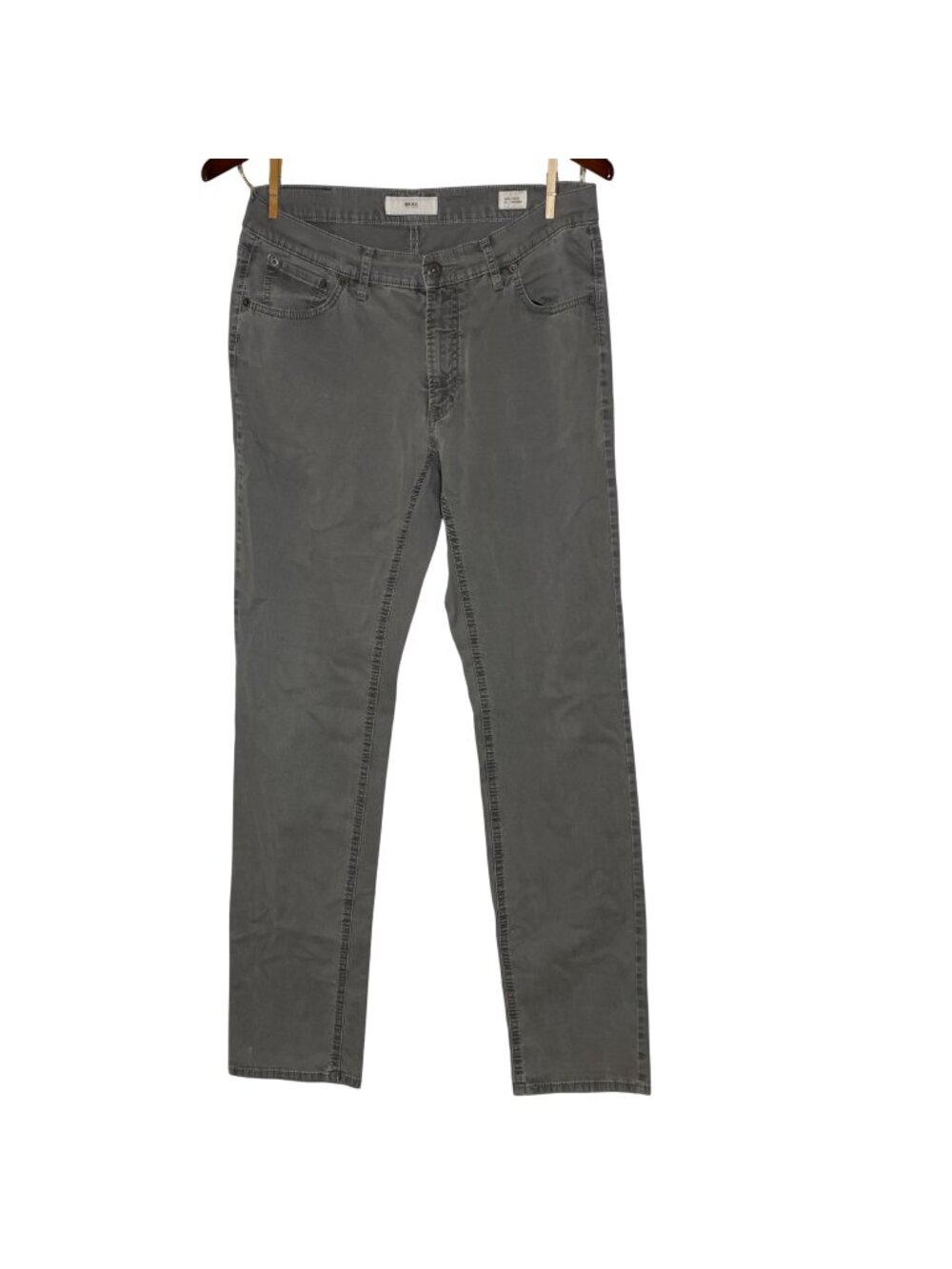 Brax Chuck Modern Fit Hi-Flex Pants Gray Sz 34x34 Stretch